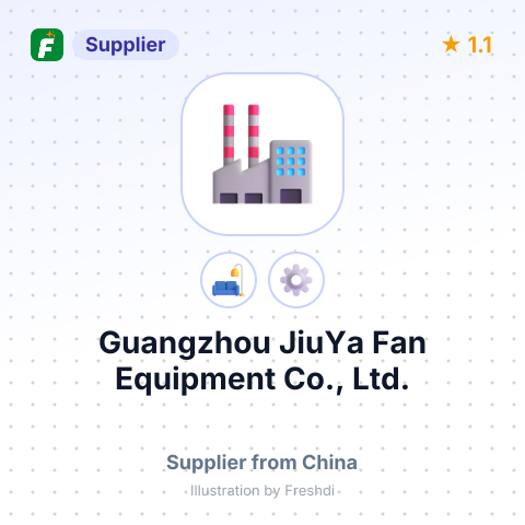 Guangzhou JiuYa Fan Equipment Co., Ltd. – summary card, no photo uploaded yet