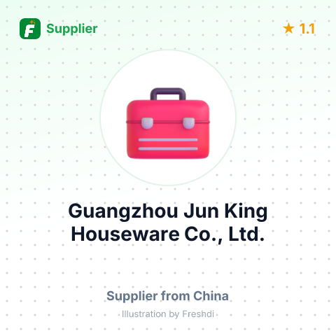 Guangzhou Jun King Houseware Co., Ltd. – summary card, no photo uploaded yet