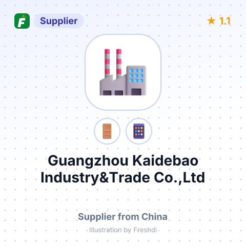 Guangzhou Kaidebao Industry&Trade Co.,Ltd – summary card, no photo uploaded yet