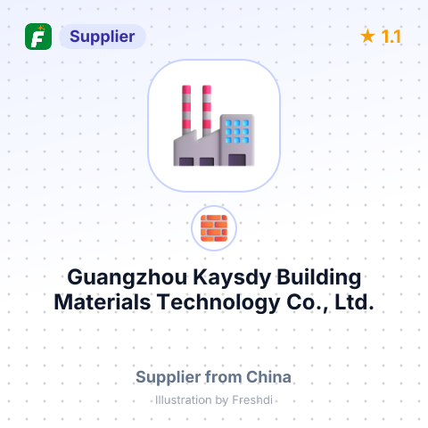 Guangzhou Kaysdy Building Materials Technology Co., Ltd. – summary card, no photo uploaded yet