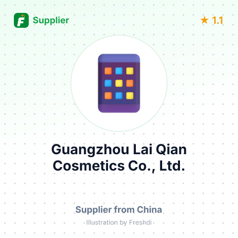 Guangzhou Lai Qian Cosmetics Co., Ltd. – summary card, no photo uploaded yet