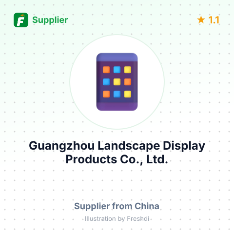 Guangzhou Landscape Display Products Co., Ltd. – summary card, no photo uploaded yet
