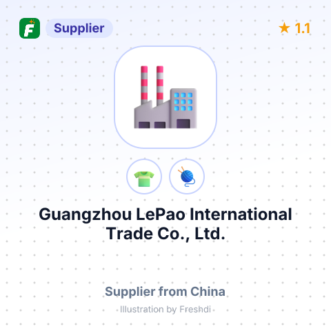 Guangzhou LePao International Trade Co., Ltd. – summary card, no photo uploaded yet