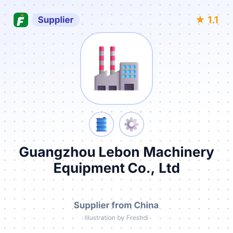 Guangzhou Lebon Machinery Equipment Co., Ltd – summary card, no photo uploaded yet