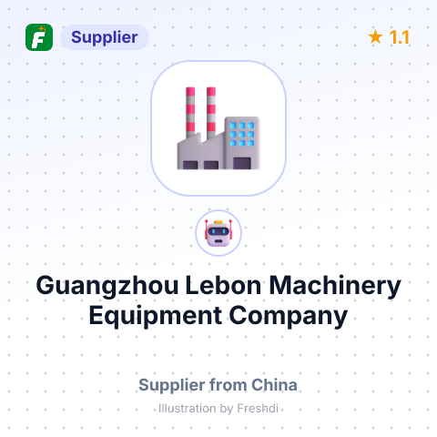 Guangzhou Lebon Machinery Equipment Company – summary card, no photo uploaded yet