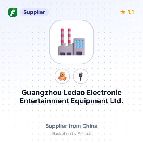 Guangzhou Ledao Electronic Entertainment Equipment Ltd. – summary card, no photo uploaded yet
