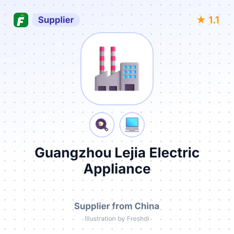 Guangzhou Lejia Electric Appliance – summary card, no photo uploaded yet