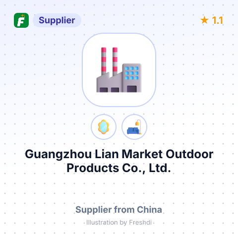 Guangzhou Lian Market Outdoor Products Co., Ltd. – summary card, no photo uploaded yet
