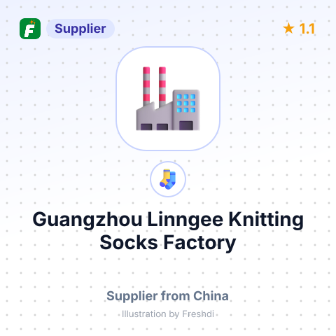 Guangzhou Linngee Knitting Socks Factory – summary card, no photo uploaded yet