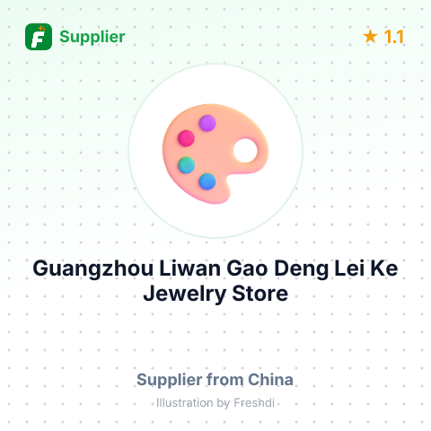 Guangzhou Liwan Gao Deng Lei Ke Jewelry Store – summary card, no photo uploaded yet