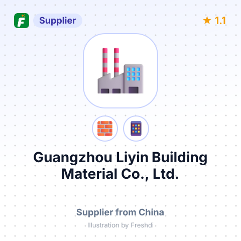 Guangzhou Liyin Building Material Co., Ltd. – summary card, no photo uploaded yet