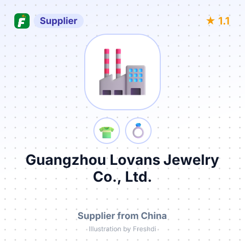 Guangzhou Lovans Jewelry Co., Ltd. – summary card, no photo uploaded yet