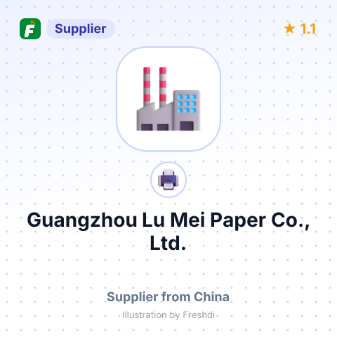 Guangzhou Lu Mei Paper Co., Ltd. – summary card, no photo uploaded yet