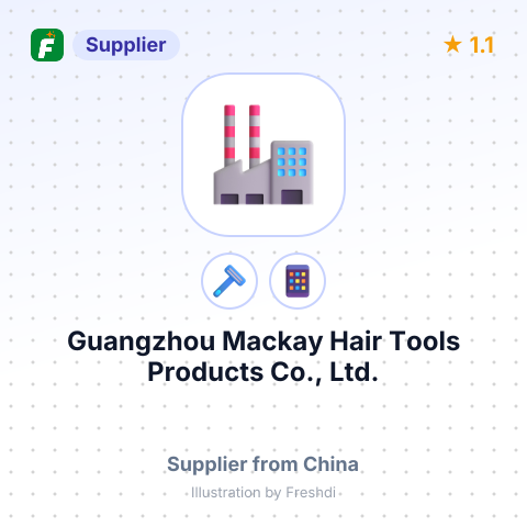 Guangzhou Mackay Hair Tools Products Co., Ltd. – summary card, no photo uploaded yet