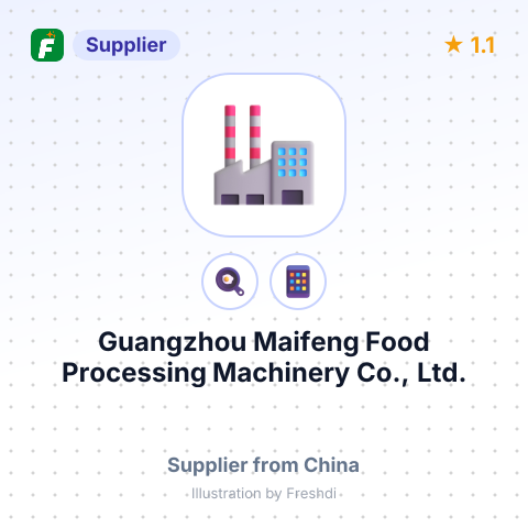 Guangzhou Maifeng Food Processing Machinery Co., Ltd. – summary card, no photo uploaded yet