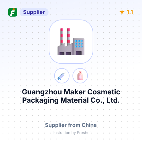 Guangzhou Maker Cosmetic Packaging Material Co., Ltd. – summary card, no photo uploaded yet