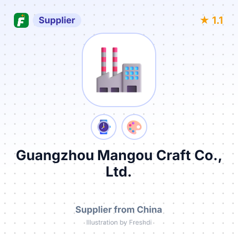 Guangzhou Mangou Craft Co., Ltd. – summary card, no photo uploaded yet