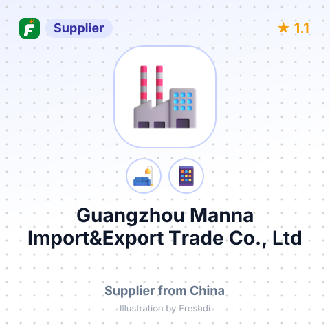 Guangzhou Manna Import&Export Trade Co., Ltd – summary card, no photo uploaded yet