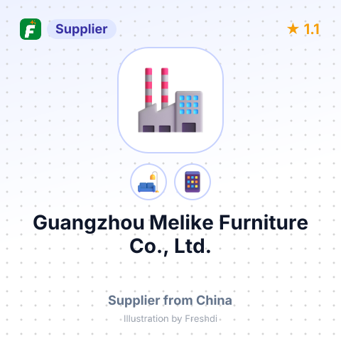 Guangzhou Melike Furniture Co., Ltd. – summary card, no photo uploaded yet