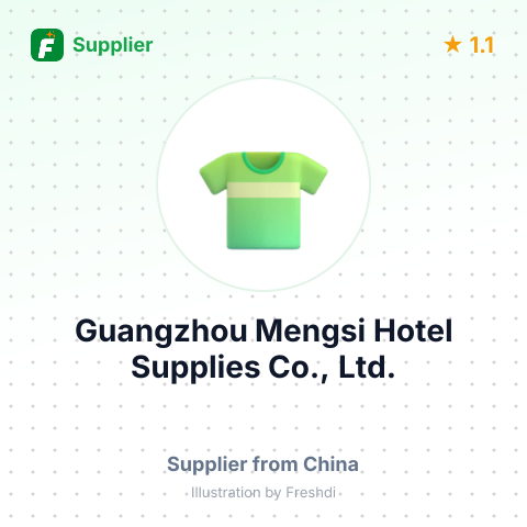 Guangzhou Mengsi Hotel Supplies Co., Ltd. – summary card, no photo uploaded yet