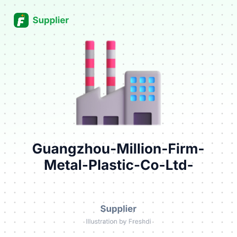 Guangzhou Million Firm Metal Plastic Co., Ltd. – summary card, no photo uploaded yet