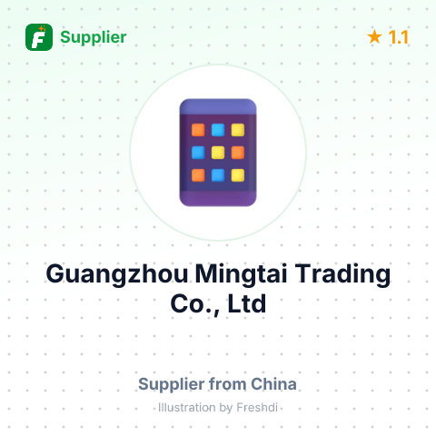 Guangzhou Mingtai Trading Co., Ltd – summary card, no photo uploaded yet