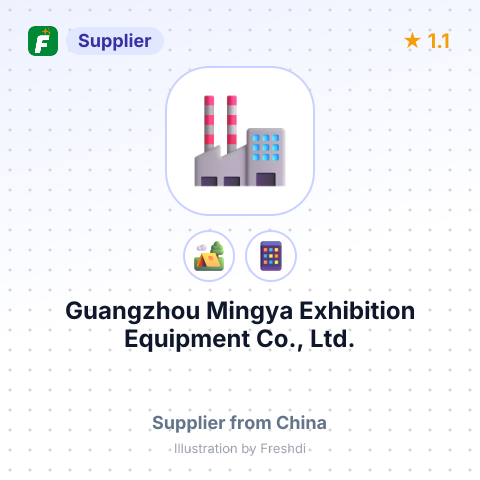 Guangzhou Mingya Exhibition Equipment Co., Ltd. – summary card, no photo uploaded yet