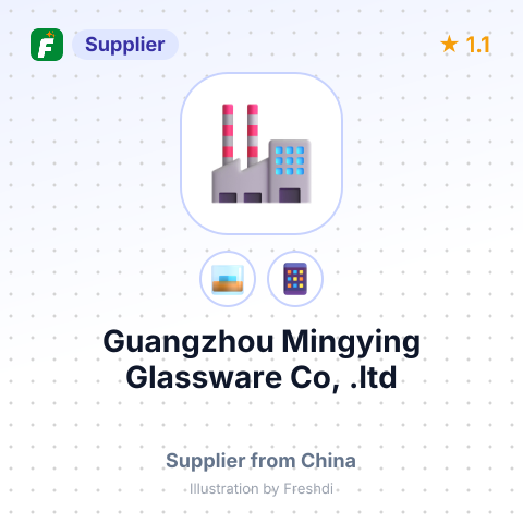 Guangzhou Mingying Glassware Co, .ltd – summary card, no photo uploaded yet