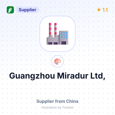 Guangzhou Miradur Ltd, – summary card, no photo uploaded yet