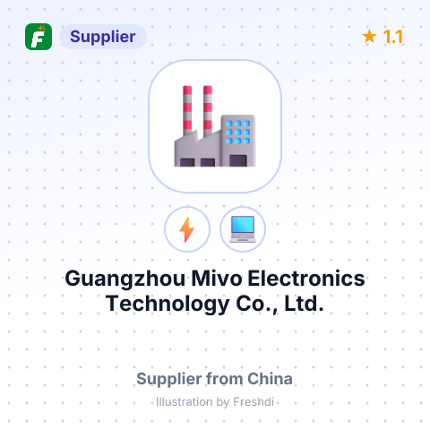 Guangzhou Mivo Electronics Technology Co., Ltd. – summary card, no photo uploaded yet