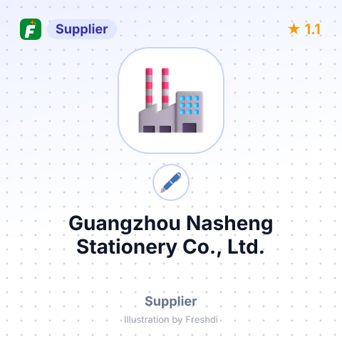 Guangzhou Nasheng Stationery Co., Ltd. – summary card, no photo uploaded yet