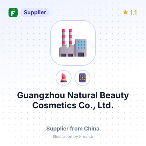 Guangzhou Natural Beauty Cosmetics Co., Ltd. – summary card, no photo uploaded yet