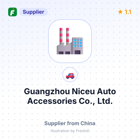 Guangzhou Niceu Auto Accessories Co., Ltd. – summary card, no photo uploaded yet