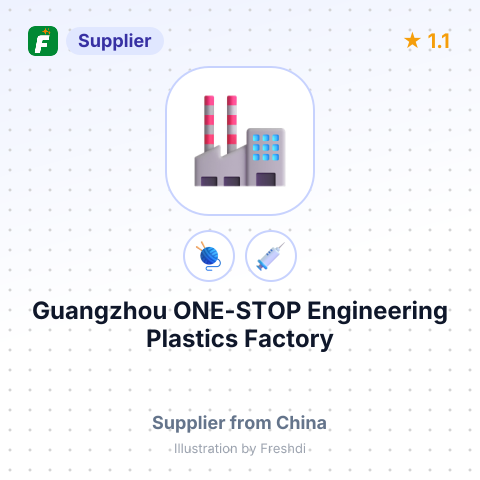 Guangzhou ONE-STOP Engineering Plastics Factory – summary card, no photo uploaded yet