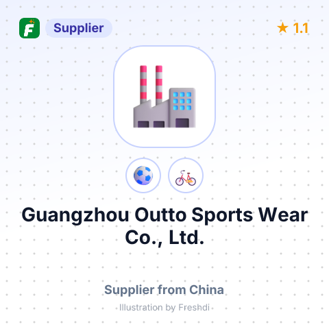 Guangzhou Outto Sports Wear Co., Ltd. – summary card, no photo uploaded yet