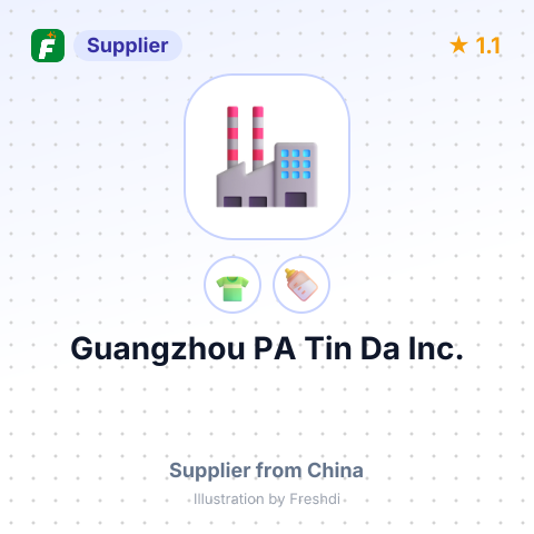 Guangzhou PA Tin Da Inc. – summary card, no photo uploaded yet