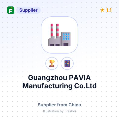 Guangzhou PAVIA Manufacturing Co.Ltd – summary card, no photo uploaded yet