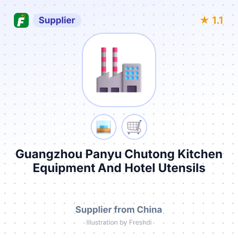 Guangzhou Panyu Chutong Kitchen Equipment And Hotel Utensils – summary card, no photo uploaded yet
