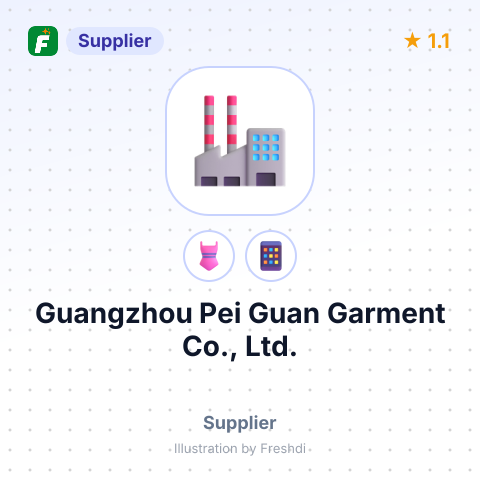 Guangzhou Pei Guan Garment Co., Ltd. – summary card, no photo uploaded yet