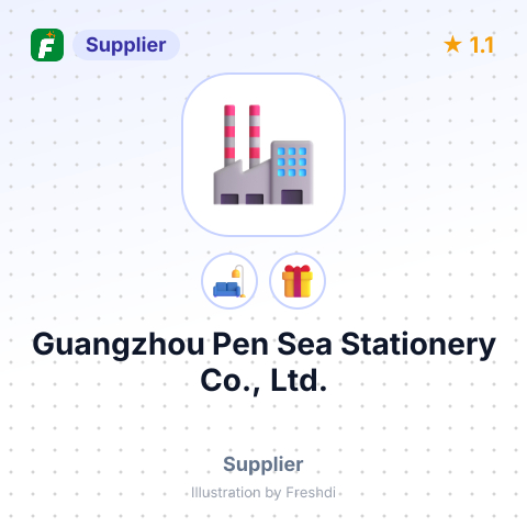 Guangzhou Pen Sea Stationery Co., Ltd. – summary card, no photo uploaded yet