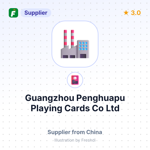 Guangzhou Penghuapu Playing Cards Co Ltd – summary card, no photo uploaded yet