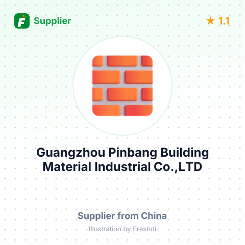 Guangzhou Pinbang Building Material Industrial Co.,LTD – summary card, no photo uploaded yet