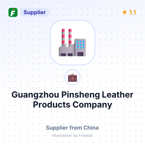 Guangzhou Pinsheng Leather Products Company – summary card, no photo uploaded yet