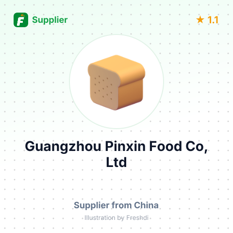 Guangzhou Pinxin Food Co, Ltd – summary card, no photo uploaded yet