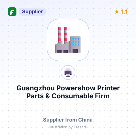 Guangzhou Powershow Printer Parts & Consumable Firm – summary card, no photo uploaded yet