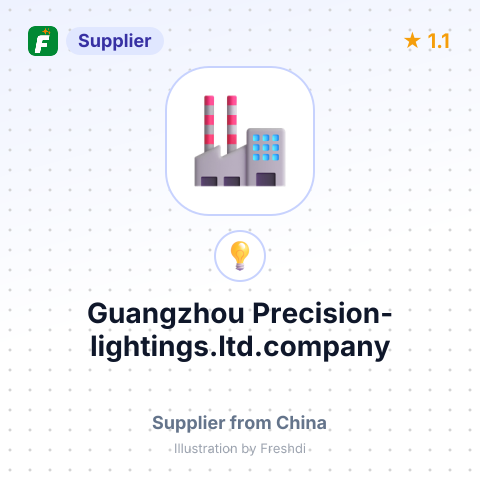 Guangzhou Precision-lightings.ltd.company – summary card, no photo uploaded yet