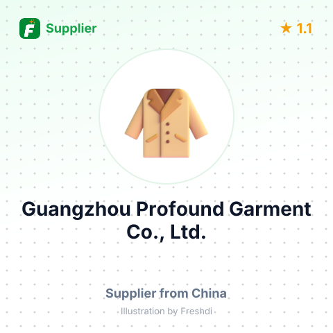 Guangzhou Profound Garment Co., Ltd. – summary card, no photo uploaded yet