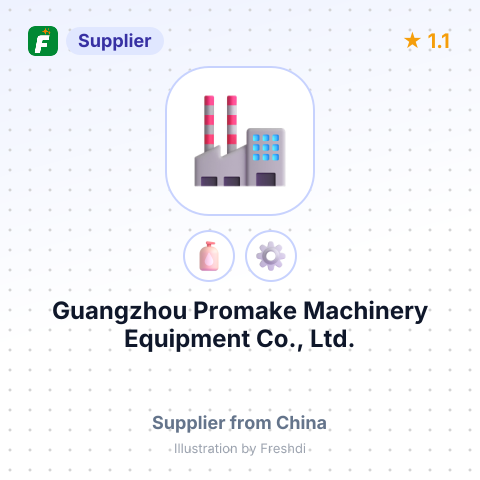 Guangzhou Promake Machinery Equipment Co., Ltd. – summary card, no photo uploaded yet