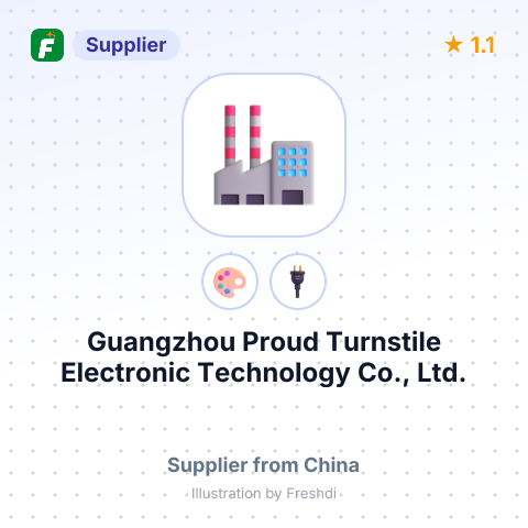 Guangzhou Proud Turnstile Electronic Technology Co., Ltd. – summary card, no photo uploaded yet