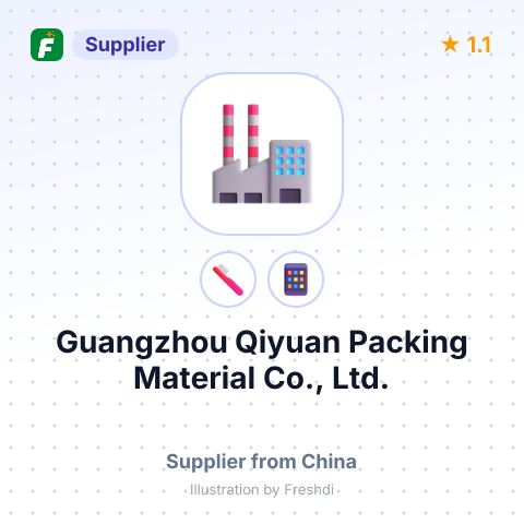 Guangzhou Qiyuan Packing Material Co., Ltd. – summary card, no photo uploaded yet